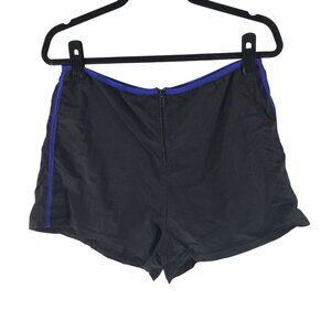 Catalina Ocean Gear Vintage Nylon Swim Shorts Zip Front Black M?